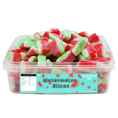 CANDYCRAVE WATERMELON SLICES 600G TUB