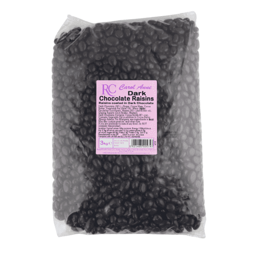 CAROL ANNE DARK CHOCOLATE RAISINS 3KG