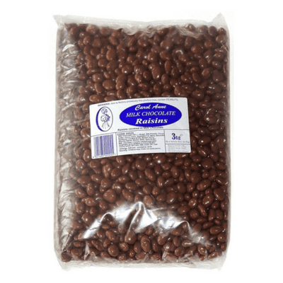 CAROL ANNE MILK CHOC RAISINS 3KG