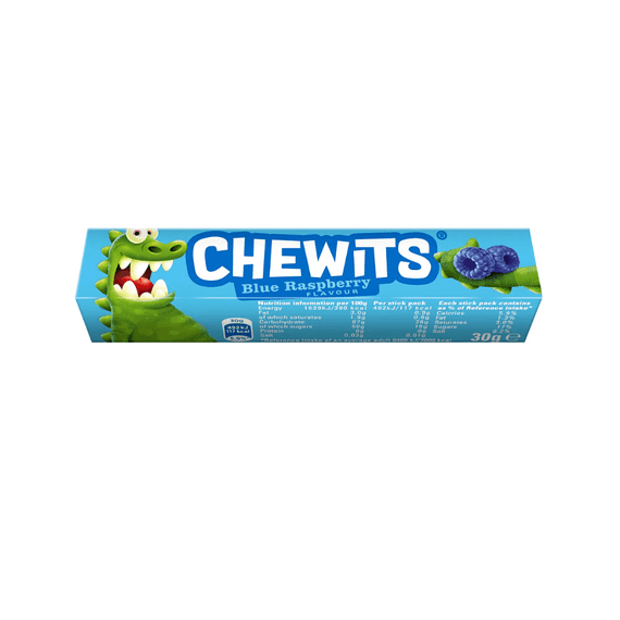 Chewits Blue Raspberry Flavour Chews  40x30g