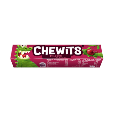 CHEWITS CHERRY FLAVOUR CHEWS 40x30g
