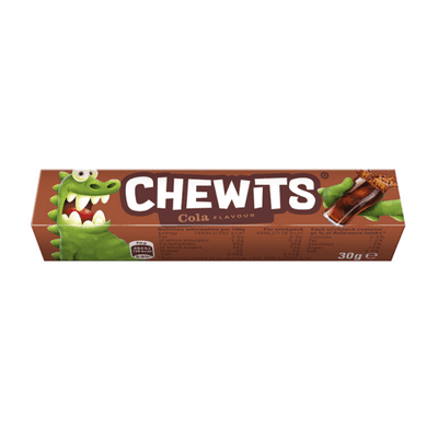 CHEWITS COLA FLAVOUR CHEWS 40x30g