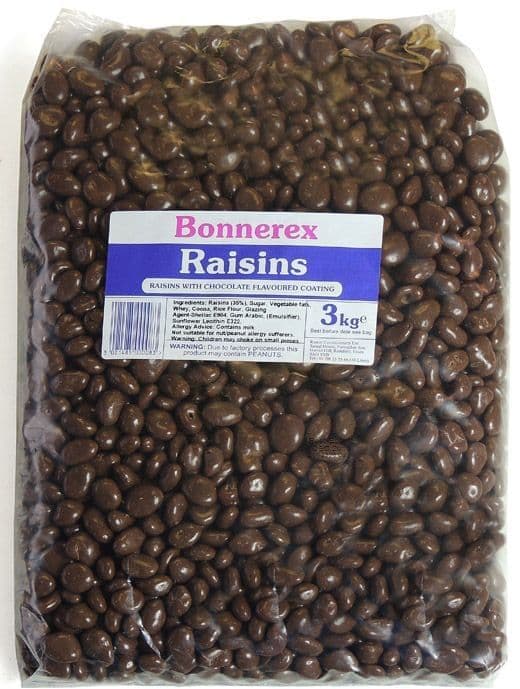 CHOCOLATE FLAV RAISINS 3KG