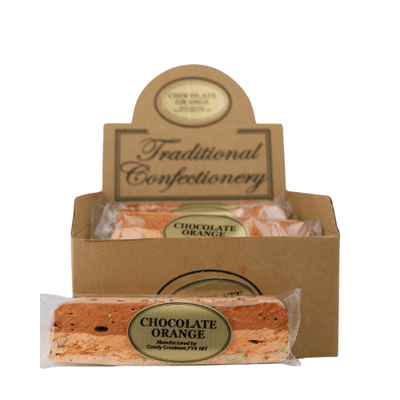 CHOCOLATE ORANGE & PEANUT NOUGAT BARS 1x16