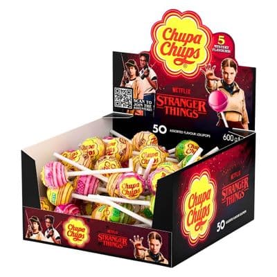 Chupa Chups Stranger Things Box 50x10g