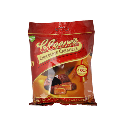 CLEEVES CHOCOLATE CARAMEL BAGS 12X105G