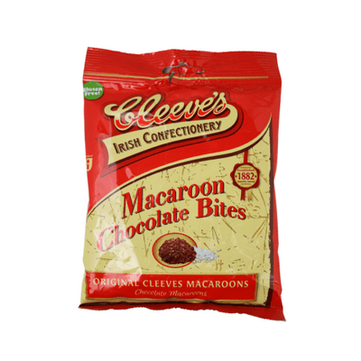 CLEEVES MACAROON CHOCOLATE BITES BAGS 12X100G