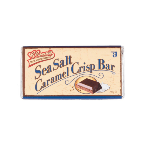 CLEEVES SEA SALT CARAMEL CRISP BAR 24X50G