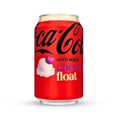 Coca Cola Cherry Float Vanilla Flavour Fizzy Drink 24x330ml