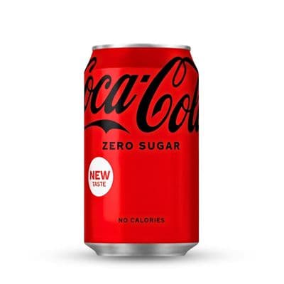 Coca Cola Zero Fizzy Drink 24x330ml