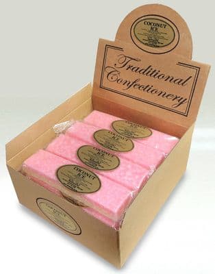 COCONUT ICE NOUGAT BARS x16