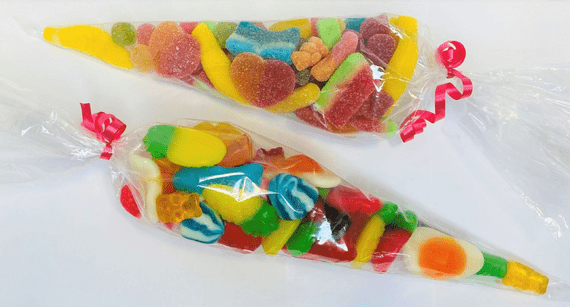 CONE SHAPE SWEET BAGS x250 (180x370)