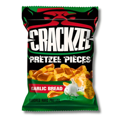 Crackzels Pretzel Pieces Garlic Bread 24x85g