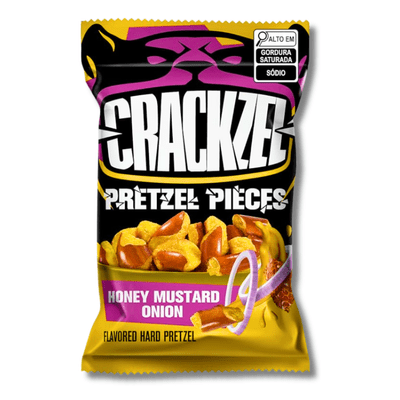 Crackzels Pretzel Pieces Honey Mustard 24x85g