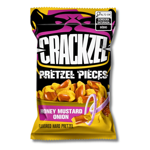 Crackzels Pretzel Pieces Honey Mustard 24x85g
