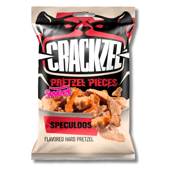 Crackzels Pretzel Pieces Speculoos 24x85g