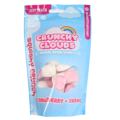Crunchy Clouds Strawberry & Cream 10x50g