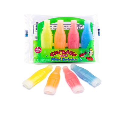 Cry Baby Sour Mini Drink Wax Bottles 18x4 Pack