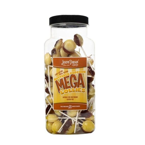 DOBSONS BUTTERED POPCORN MEGA LOLLIES