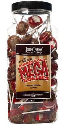 DOBSONS CHERRY COLA MEGA LOLLY 1X90