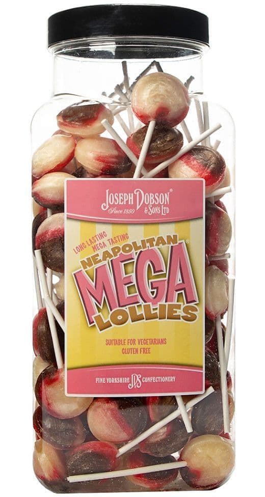 DOBSONS NEAPOLITAN ICE CREAM MEGA  LOLLY
