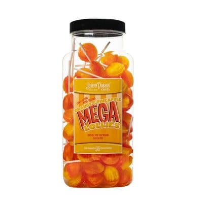 DOBSONS ORANGE & PINEAPPLE MEGA LOLLY 90X