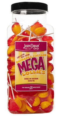 DOBSONS RHUBARB AND CUSTARD LOLLY 1X90