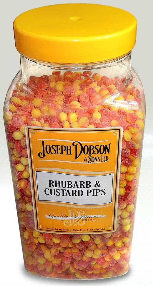 DOBSONS  RHUBARB & CUSTARD PIPS 2.72kg