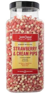 DOBSONS STRAWBERRY CREAM PIPS 2.72KG
