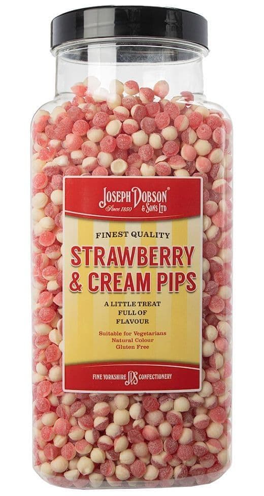 Dobsons Strawberry Cream Pips 2.72kg