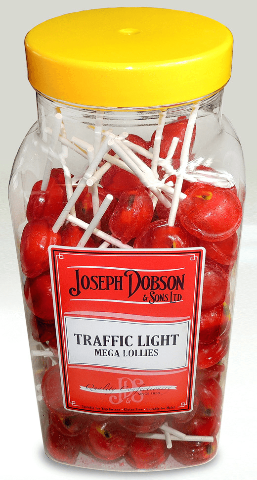 Wholesale Dobson's Traffic Light Lollies | 90 Count Jar