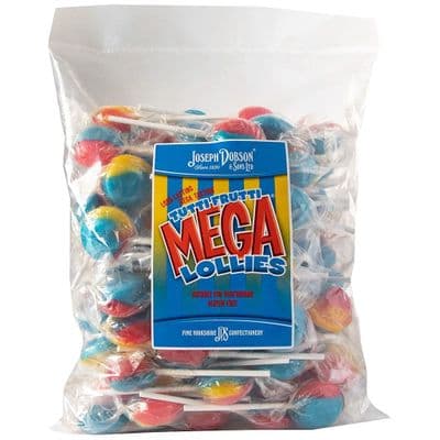 DOBSONS WRAPPED TUTTI FRUTTI LOLLIES 80 COUNT