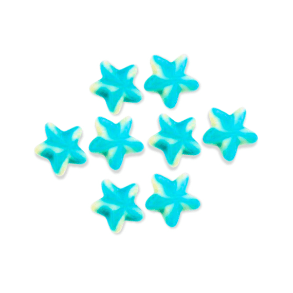 Dulceplus Blue Twist Stars 1kg