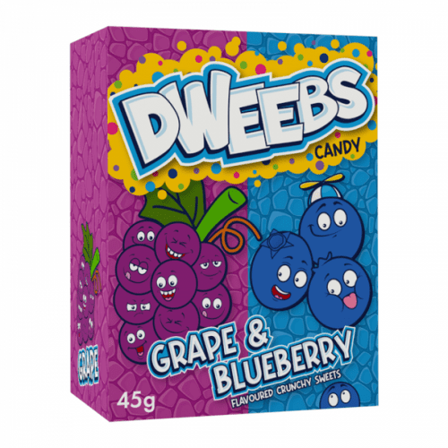 DWEEBS GRAPE & BLUEBERRY 24X45G