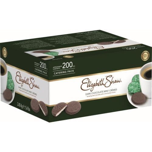 ELIZABETH SHAW DARK CHOCOLATE MINT CREMES 2.45KG