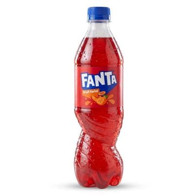 Fanta Fruit Twist Flavour Fizzy Drink 12x500ml