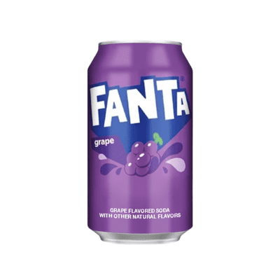Fanta Grape Fizzy Drink Cans 12x355ml
