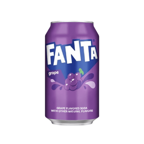 Fanta Grape Fizzy Drink Cans
