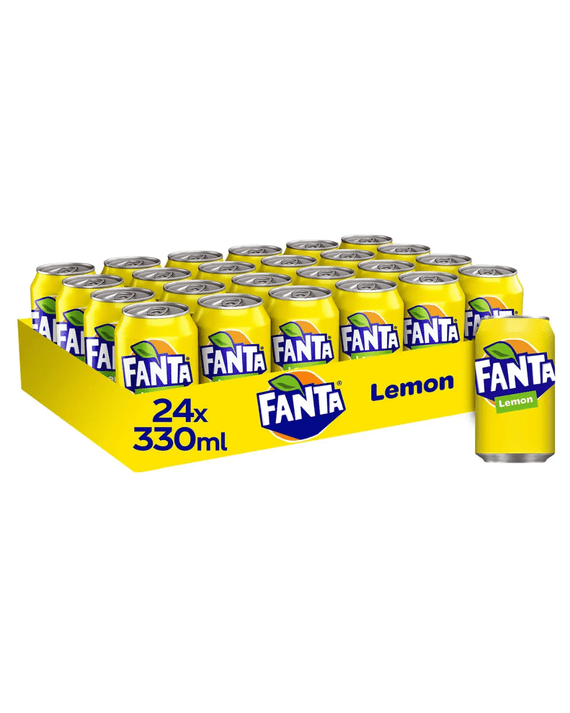 Fanta Lemon Slimline Cans