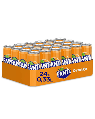 Fanta Orange Slimline Cans 24x330ml