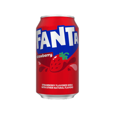 Fanta Strawberry Fizzy Drink Cans 12x355ml