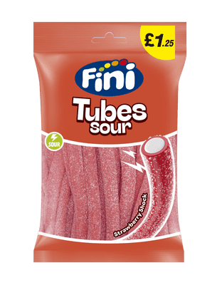 Fini Sour Strawberry Tubes £1.25 PMP 12x140g