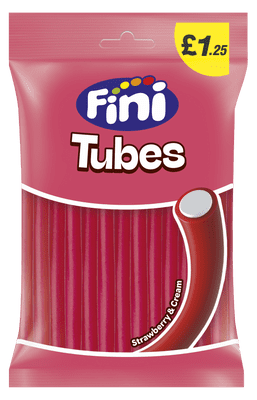 Fini Strawberry Tubes £1.25 PMP 12x140g