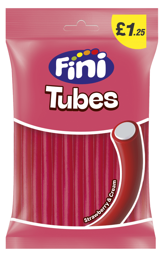 Fini Strawberry Tubes £1.25 PMP 12x140g