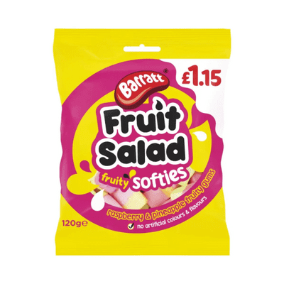 FRUIT SALAD SOFTIES PMP £1.15 12X120G