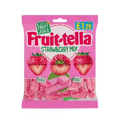FRUITTELLA SIMPLY STRAWBERRY PMP £1.25 12 X 135G