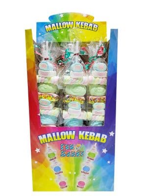 FUN KANDY MALLOW KEBAB STICKS 12 COUNT