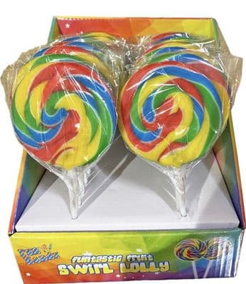 FUN KANDY SWIRLY ROUND LOLLY 24X55g