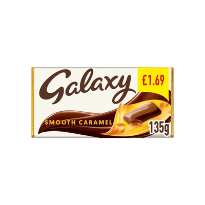 Galaxy Caramel Block £1.69 PMP 24x135g