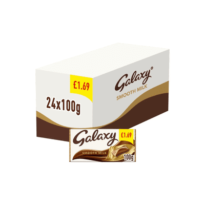 Galaxy Milk Block 24X100g £1.69 PMP